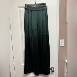 Elegant Black Satin Pants